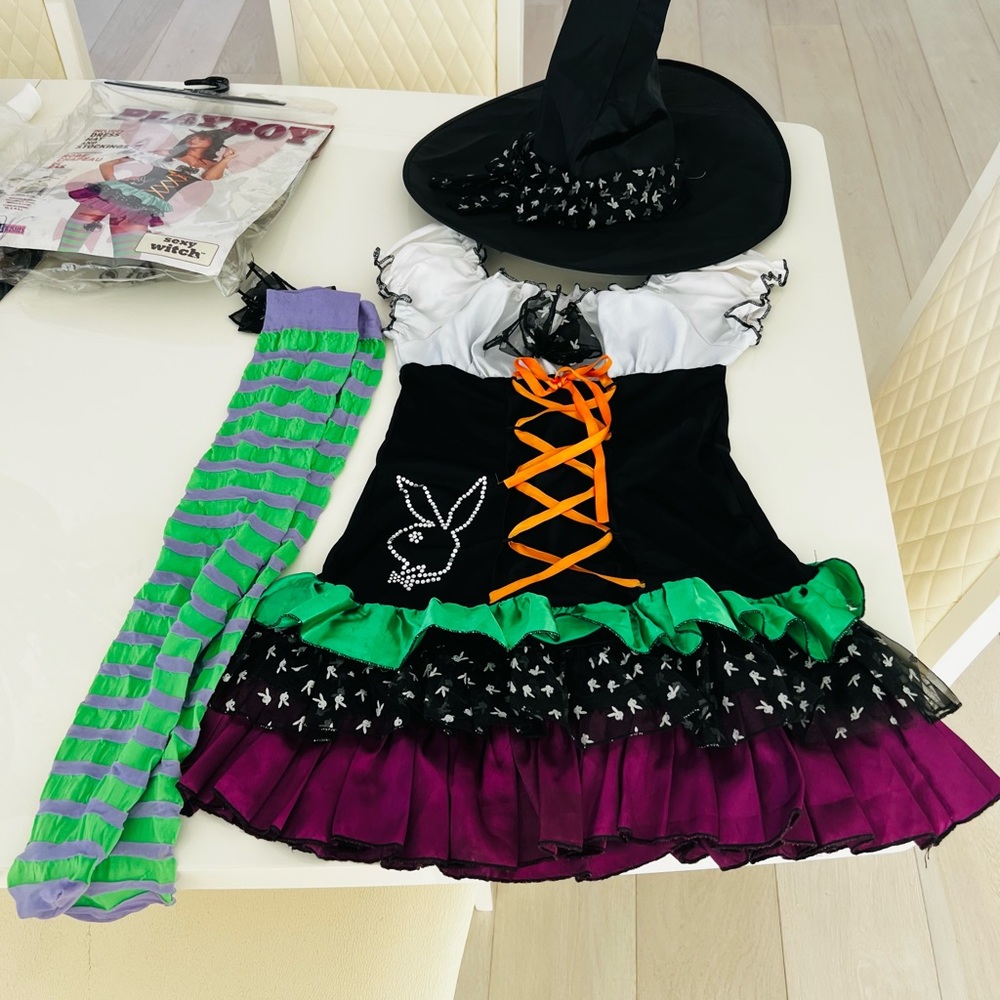 MASQUERADE HALLOWEEN COSTUMES DRESS SET SIZE S - Picture 2 of 6